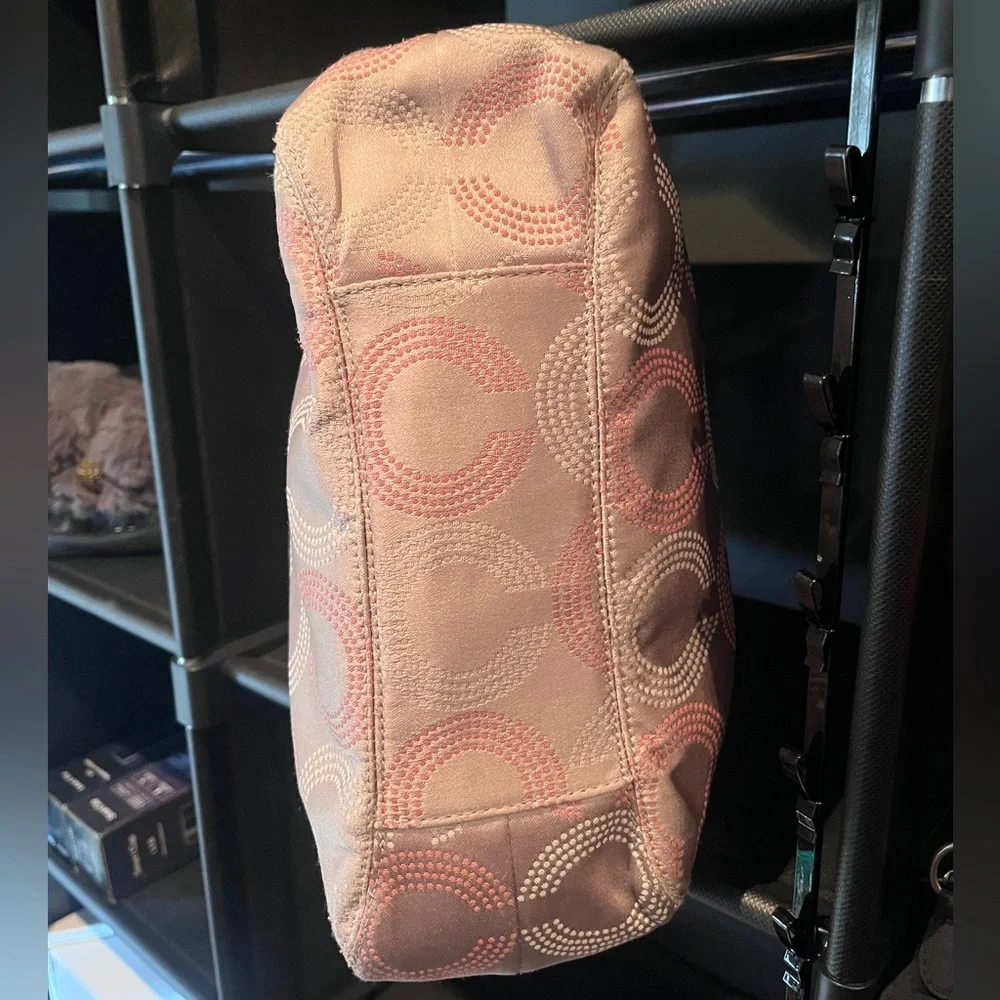 Coach Pink and Orange Women's Bag - Picture 6 of 17